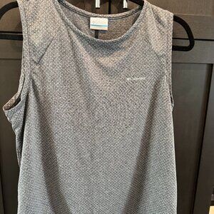 Columbia heather grey workout/hiking tank top